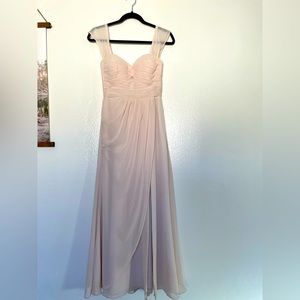 Azazie rose petal light pink dress size 0/2
